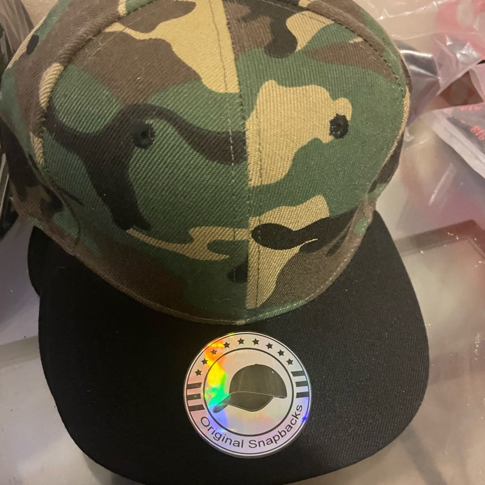 SnapBack army fatigue hats